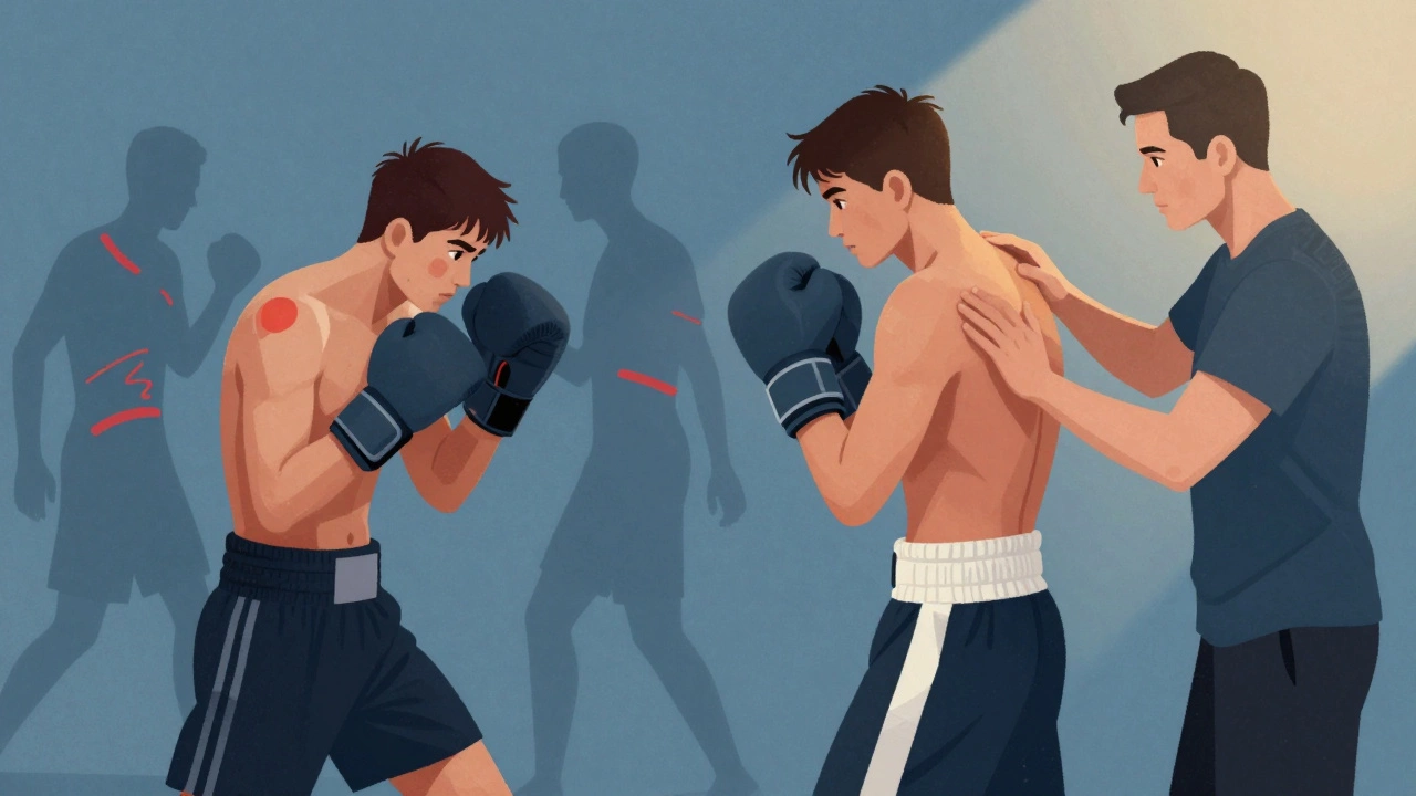 Сравнение: новичок с ошибками и тренер, который исправляет его позу — тёмная и светлая стороны.